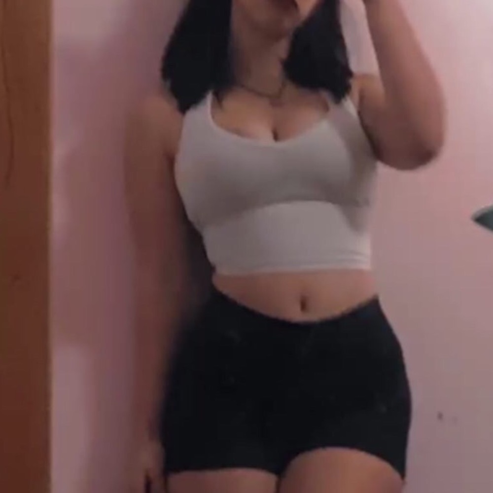 White halter top